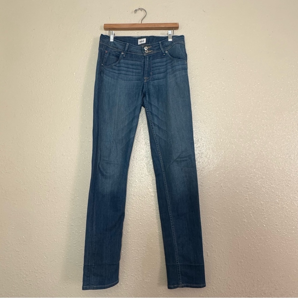 Hudson Collins Mid Rise Skinny Ankle Jeans